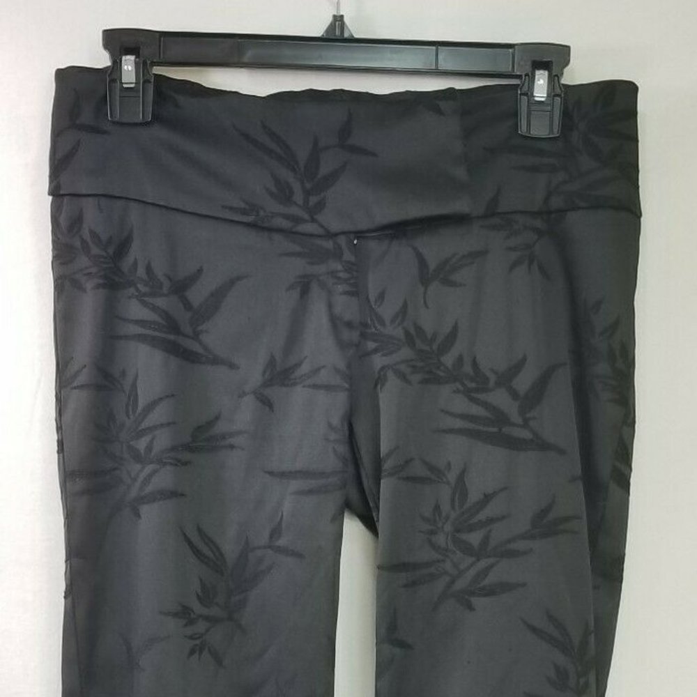 Heart Moon Star Woman's Dress Work Pants Black Sz8
